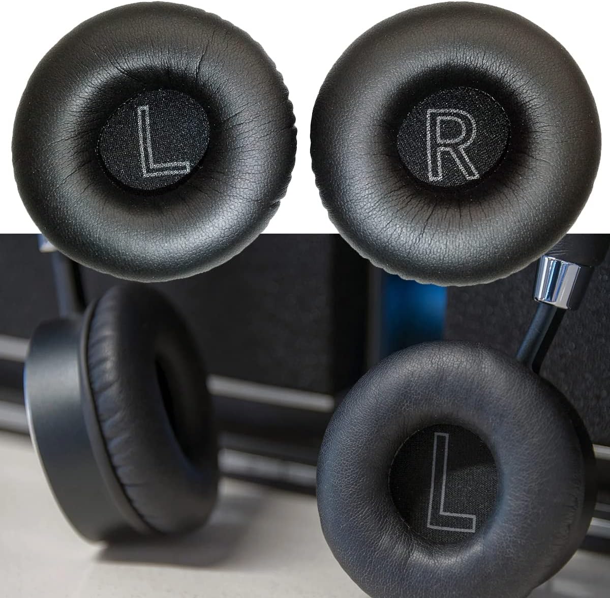 V-MOTA Earpads Compatible with Puro Sound Labs BT2200 BT2200S Volume Limited Kids’ Headphones,Replacement Cushions Repair Parts (Black)