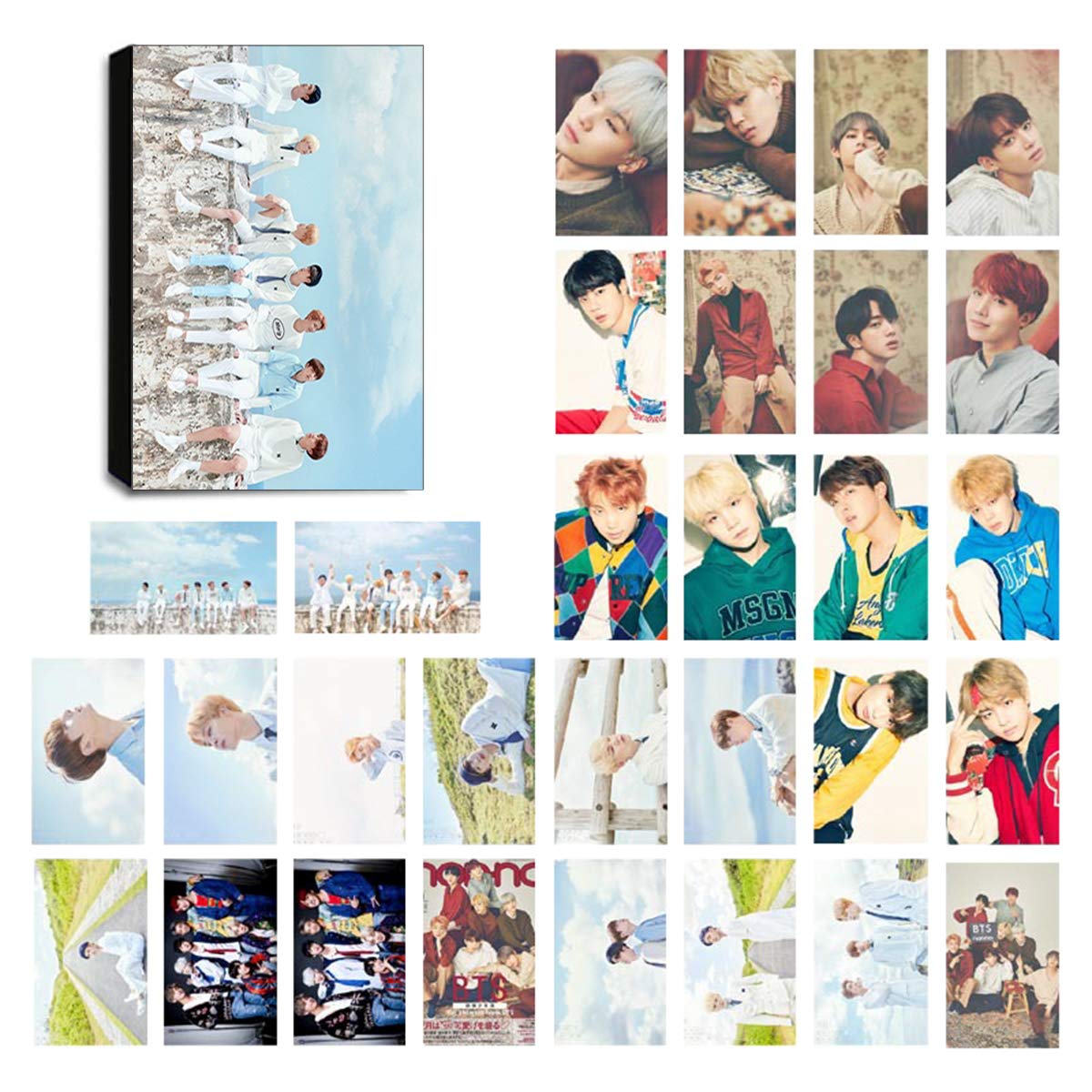Buy BTS Kpop Photocards Set of 30 Army Trading Cards with Greeting