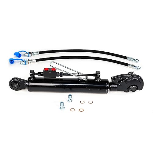 Miniatura 8 de Enlace superior hidráulico Cat. 2-2 con gancho Inc. Bloque de bloqueo Min. 20 7/8 "→ Max. 29 1/8" con 2 x Carrera de mangueras. 8 1/8"