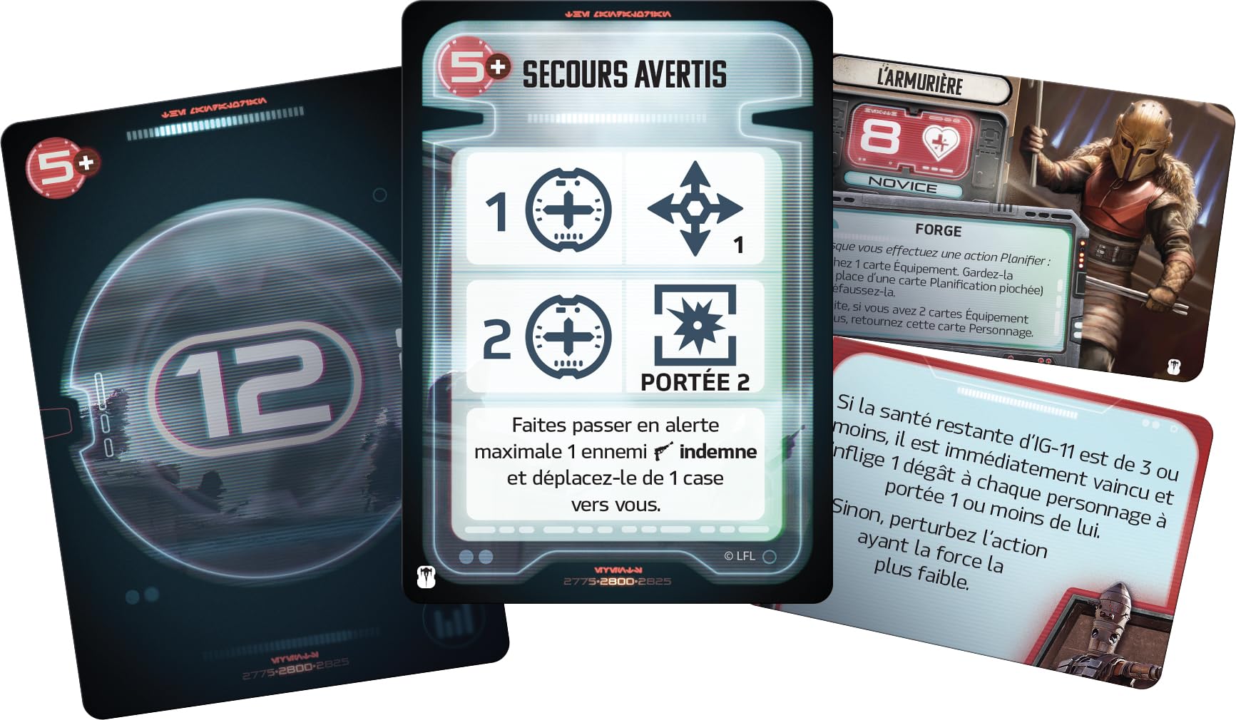 Asmodee - The Mandalorian Adventures Wierny Credo - Rozszerzenie Star Wars™ Cooperative Game - od 12 lat - 1 do 4 graczy - 30-60 min - wersja francuska