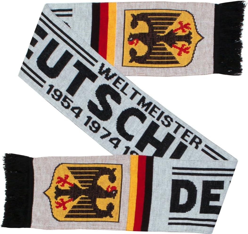 Deutschland Germany Football Knit Scarf