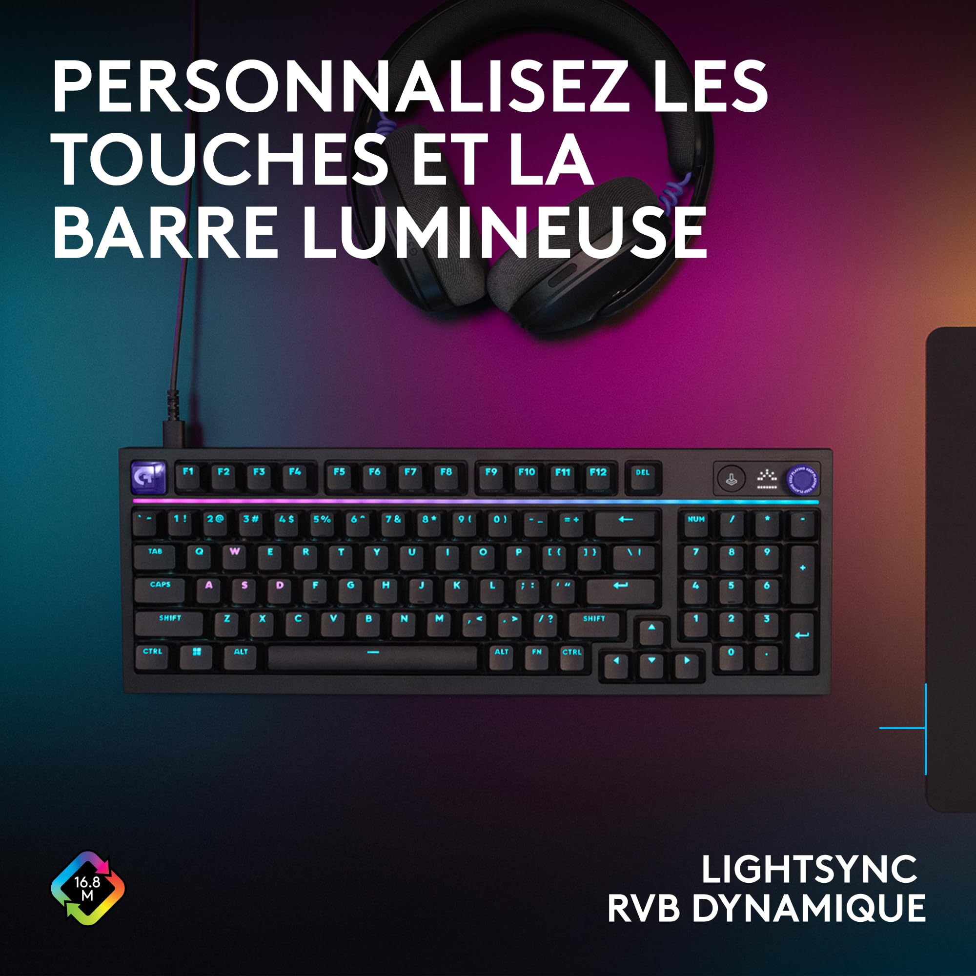 Logitech G G316 X 98, Clavier Gaming