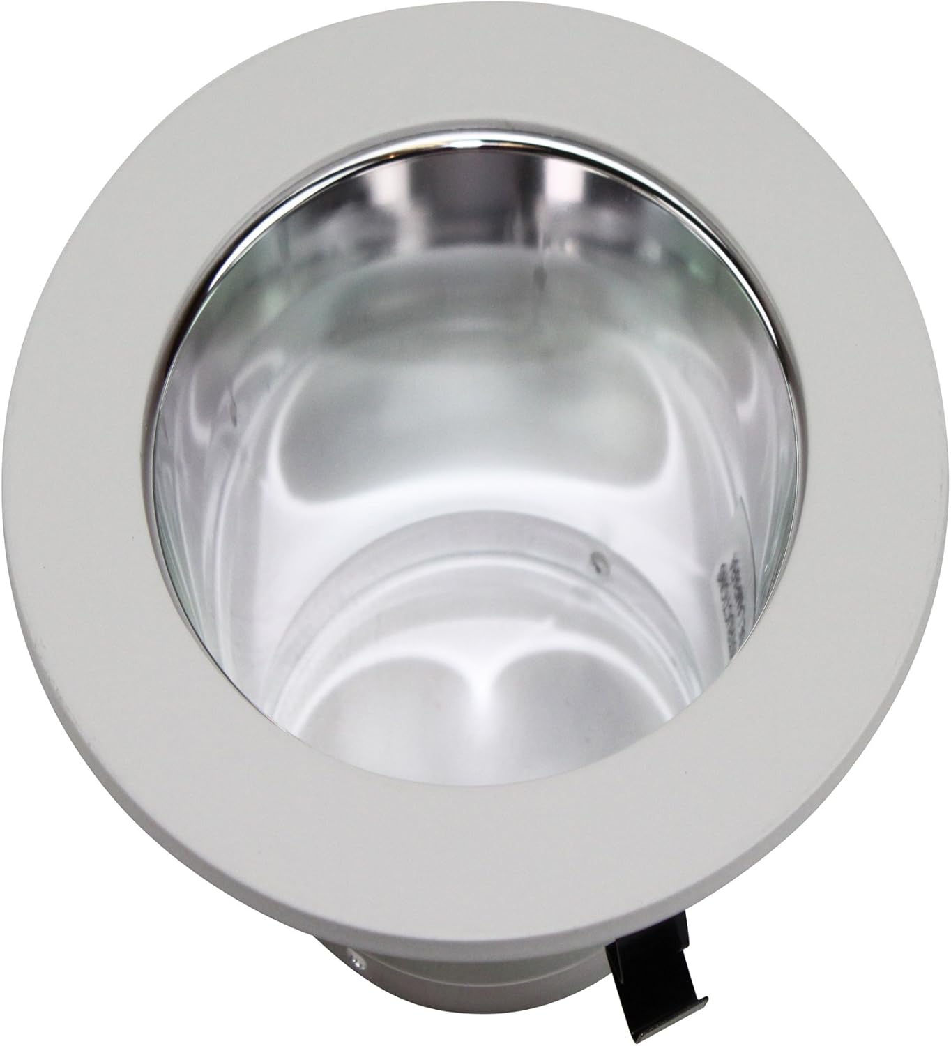 99WH 4" RECESSED LIGHTING ALZAK WHITE FLANGE REFLECTOR TRIM (12 PACK)