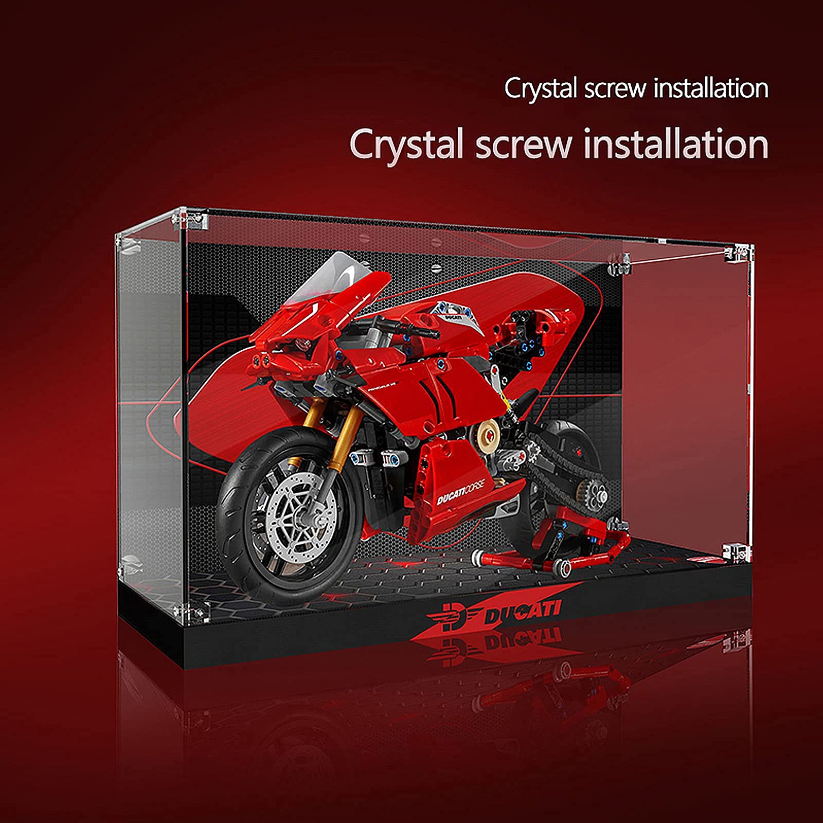 Buy LMTIC Acrylic Display Case for LEGO Technic Ducati Panigale V4 R