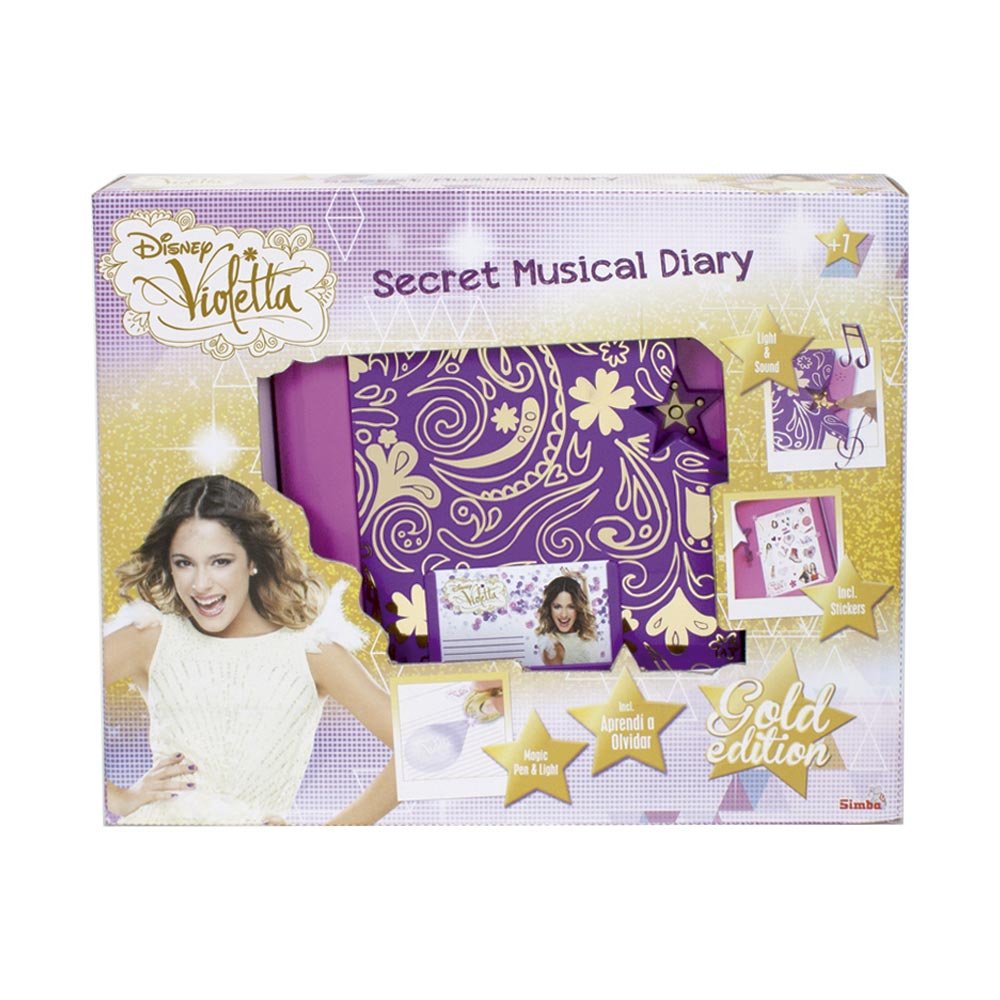 Violetta Diario Secreto Musical, Juguete Electrónico A Partir de 4 Años