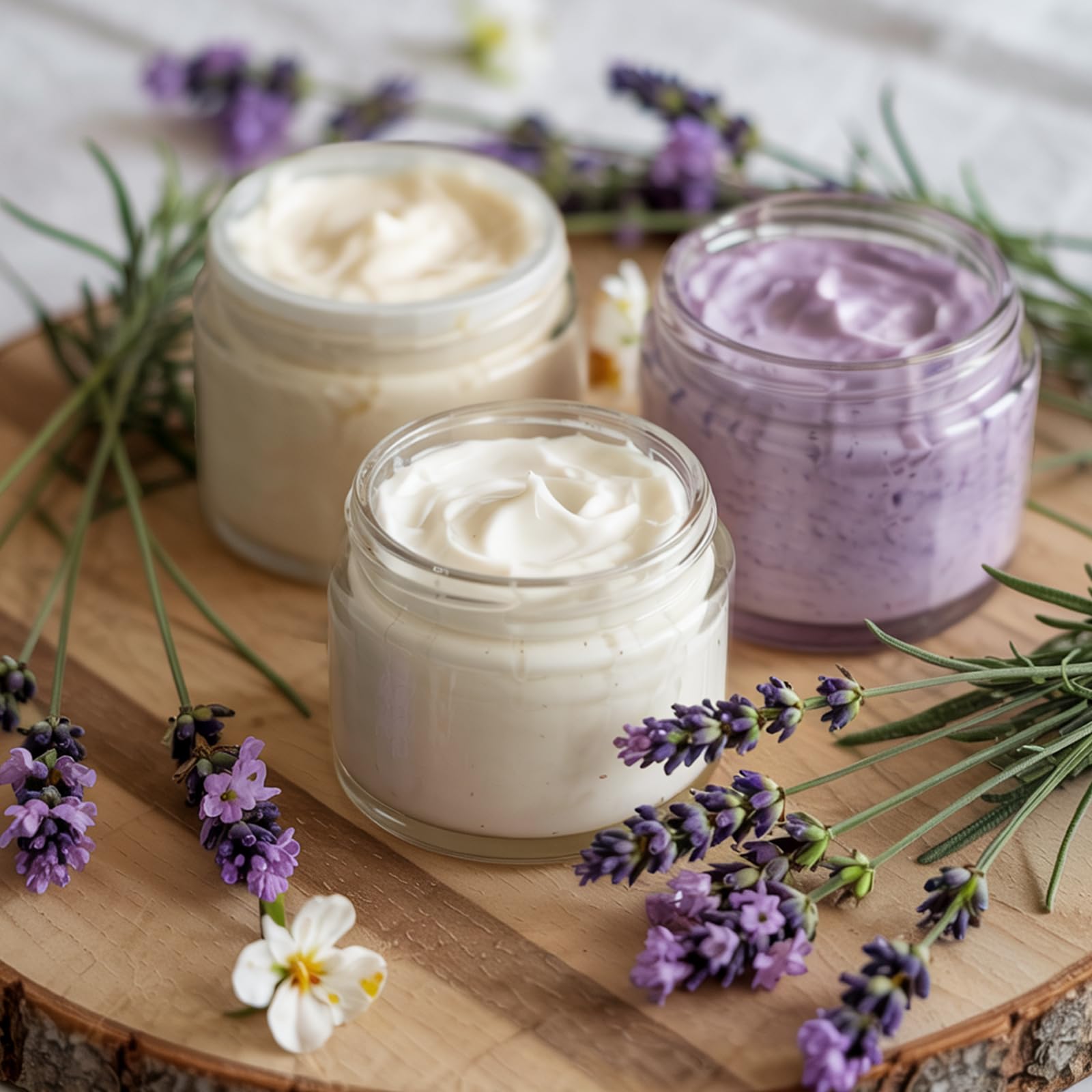 UPBUD Barattoli in vetro trasparente da 60 ml con coperchio, confezione da 24 contenitori per cosmetici a tenuta stagna, con rivestimento interno, bocca larga e liscia, sigillabili per creme, lozioni