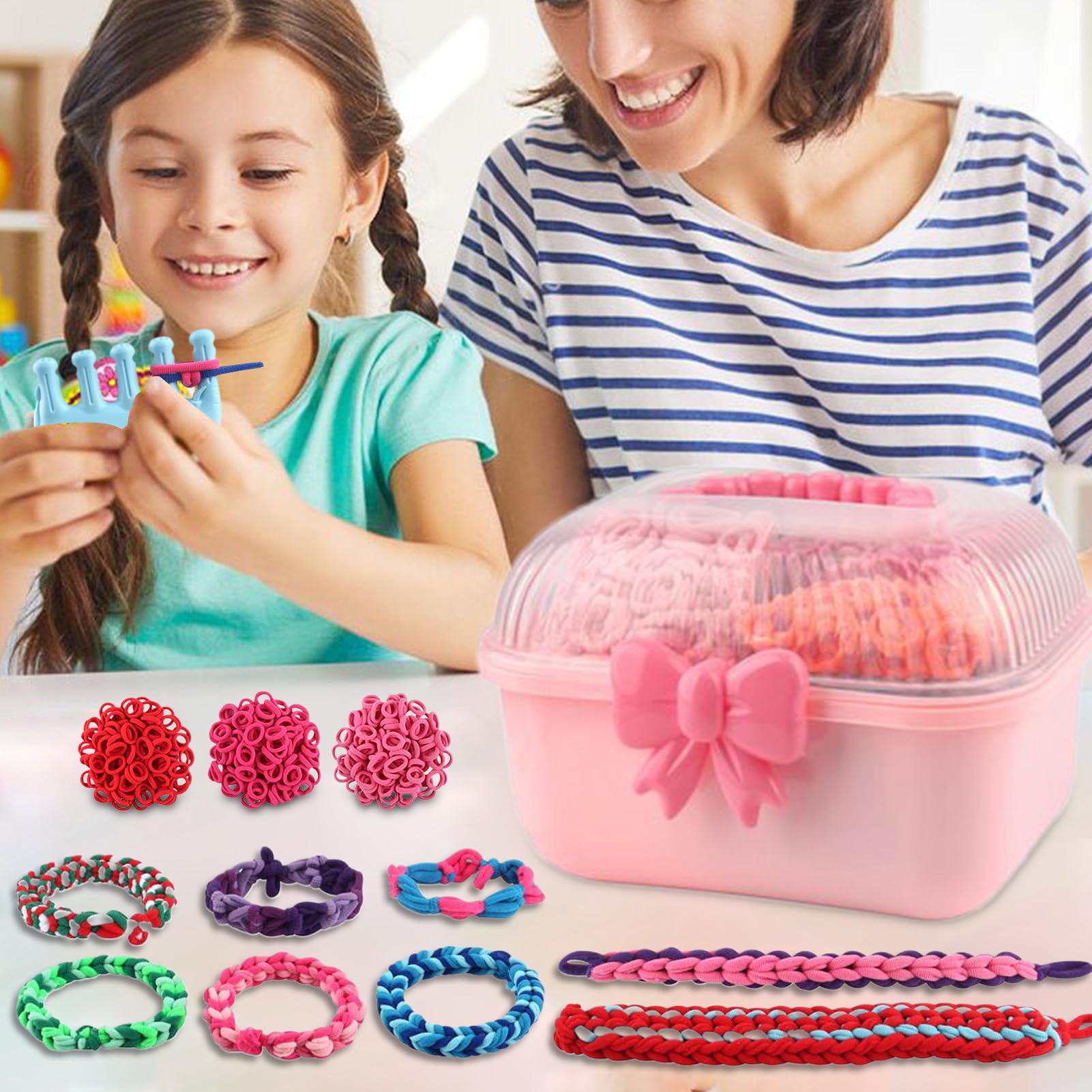 Kit Per Creare Braccialetti Kit Per Creare Braccialetti Artigianato Per | Giochi Con Elastico Creazione Gioielli Fai Da Te Attività Regalo Teen Natale Compleanno
