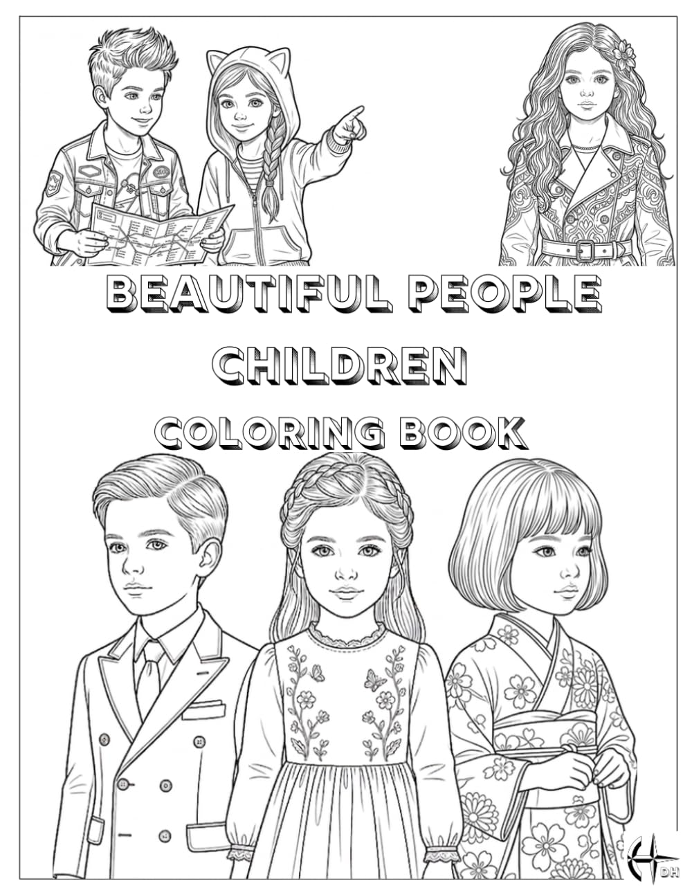 Beautiful People Children: Coloring Book (Beautiful People (Coloring Book))