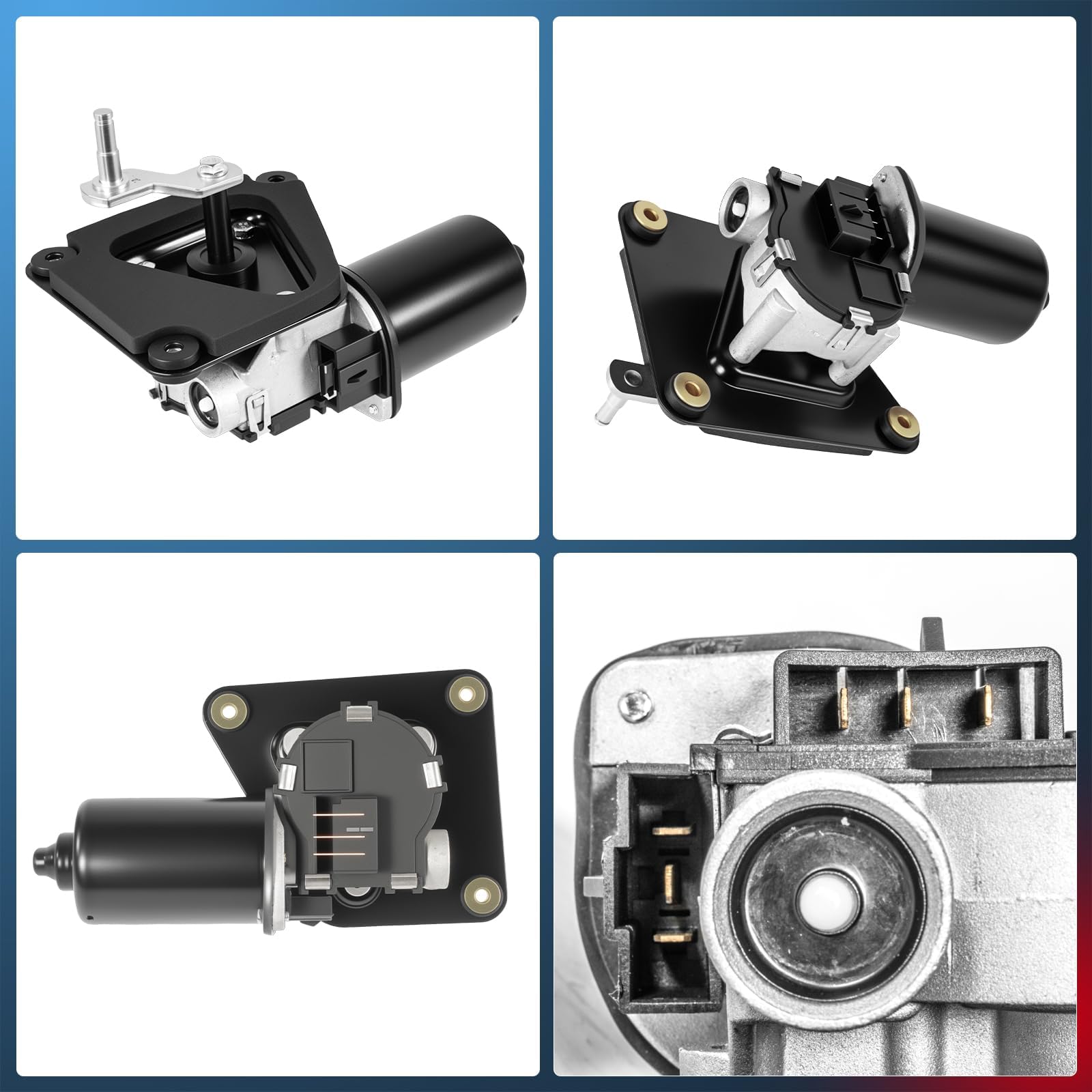 Front Windshield Wiper Motor for Ford Bronco F-150 F-250 F-350 1987-1996