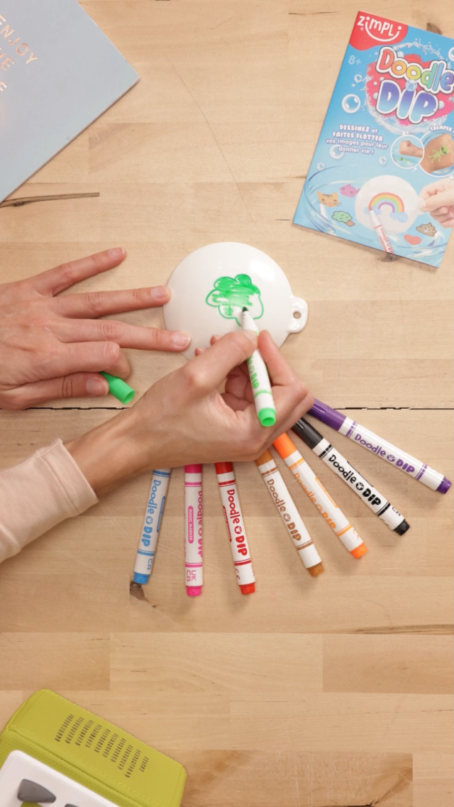 Zimpli Kids Doodle N' Dip – Gioco Da Bagno Creativo Per Bambini – Attività Artistica E Sensoriale STEAM