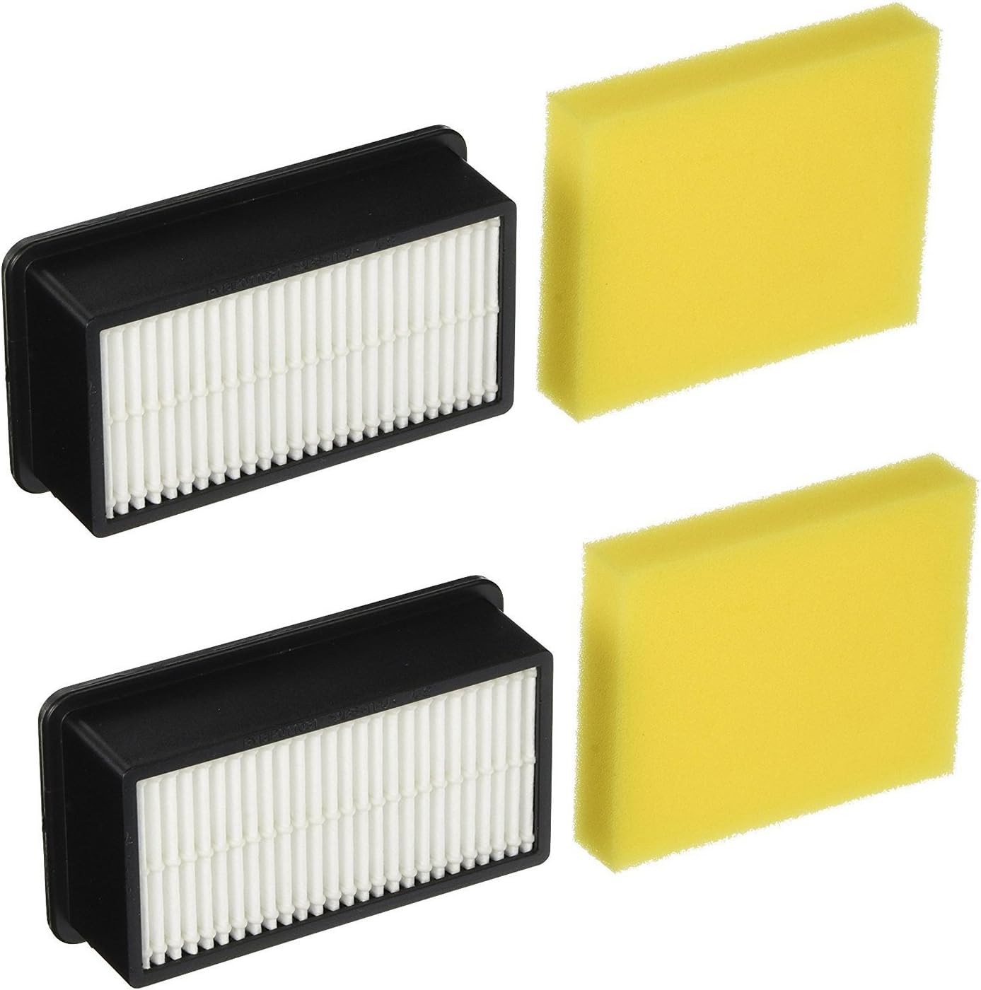 Anicell Replacement Vacuum Filters for Bissell 1008 Replacement Pre-Motor Foam Filter and Post-Motor Filter, Compare to Part 2032663 & 1601502