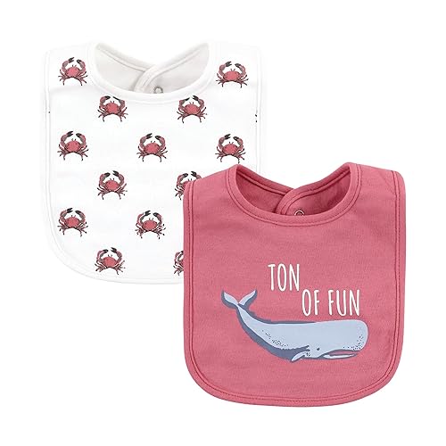 Miniatura 168 de Hudson Baby - Baberos unisex de algodón para bebés, Aviación, talla única