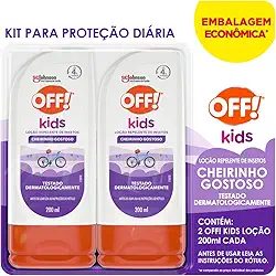 OFF! Kids Loção Repelente de Insetos e Mosquitos, 2 x 200ml