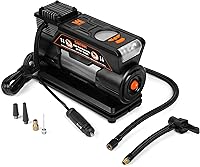 Vista 3 de Wen Compresor de aire portátil para inflador de neumáticos, 12 V, 100 PSI con estuche de transporte (AA2230)