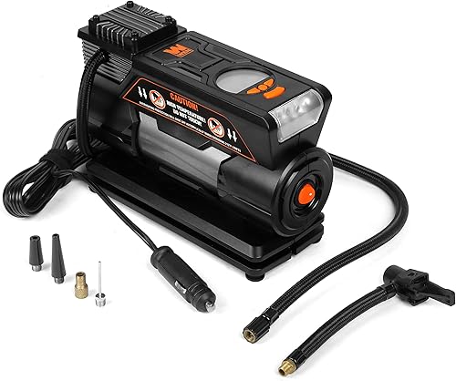 Miniatura 3 de WEN AA2230 12V 100 PSI 125 CFM compresor de aire portátil e inflador de neumáticos con estuche de transporte