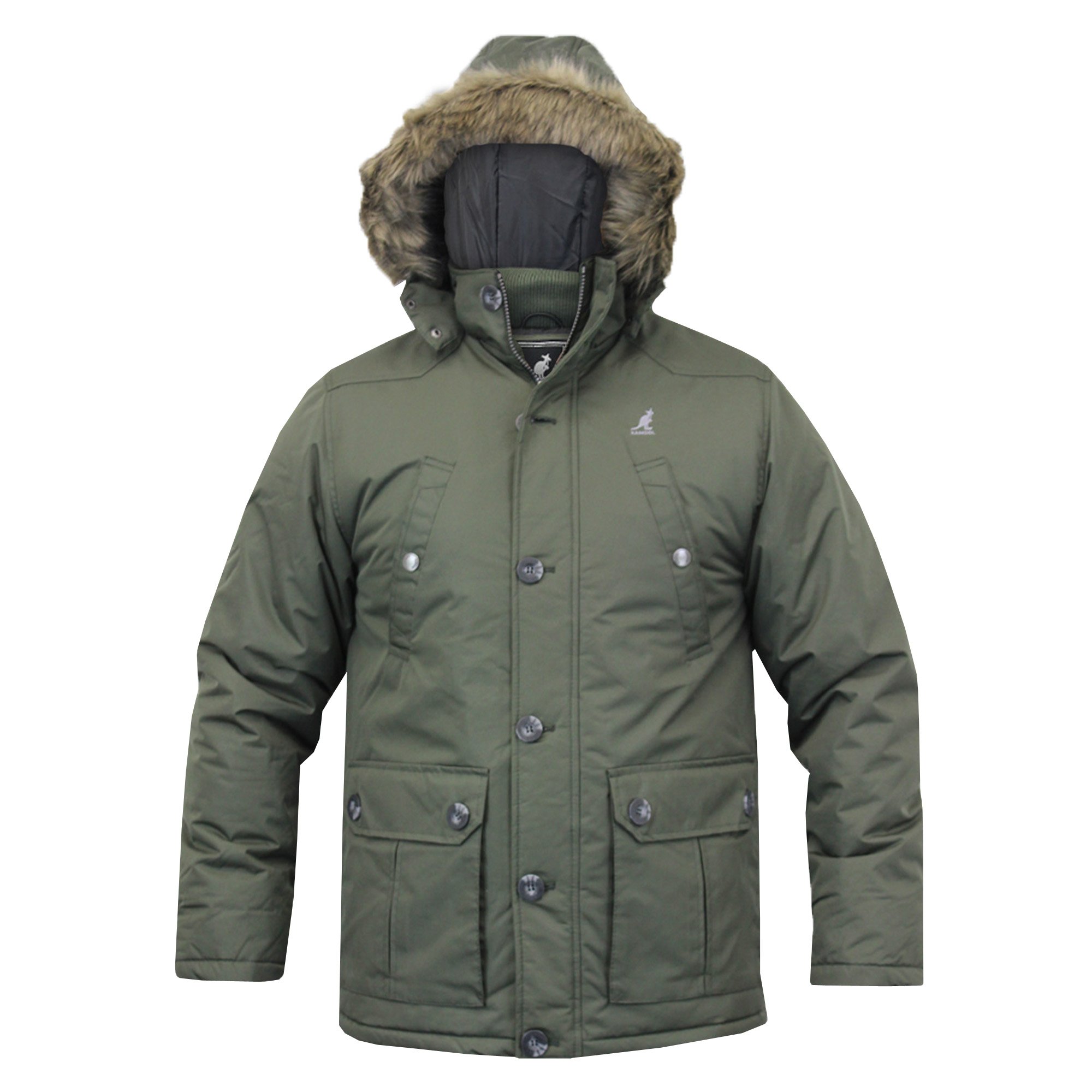 Kangol Mens Padded Parka Jacket TORONTO 