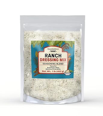 Unpretentious Ranch Dressing Mix, 1 lb, Dips & Dressings, Powder Mix, Seasoning Blend 1 Pound