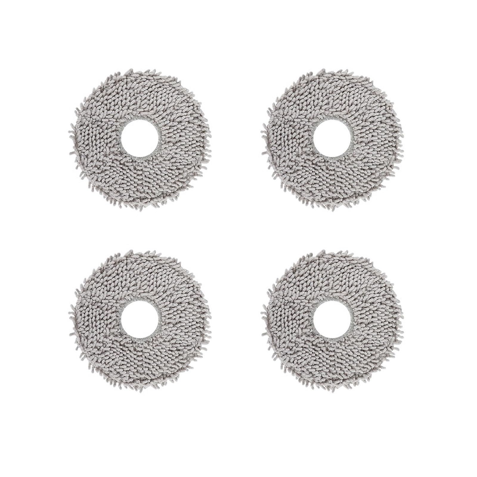 NUCBCULWP Mop Cloth Pad,Compatible For ECOVACS X1,Compatible For Omni, X2 T30 Pro T5 T50 T10 T20 T30s Combo Robot Vacuum Cleaner Part(4pcs)