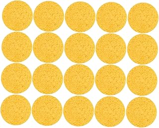 FRCOLOR 20pcs Wood Pulp Makeup Powder Puff So...