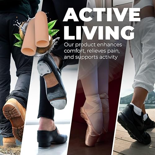 Miniatura 4 de Homergy Puntera de gel suave original  6 protectores de dedos grandes para mujeres y hombres, proporcionan alivio de uñas perdidas o encarnadas,