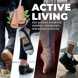 Soft Gel Toe Caps with Healing Coconut Oil - 6 Reusable Pinky Toe Protectors for Ingrown or Missing Toenails, Corns, Calluses & Blister Relief