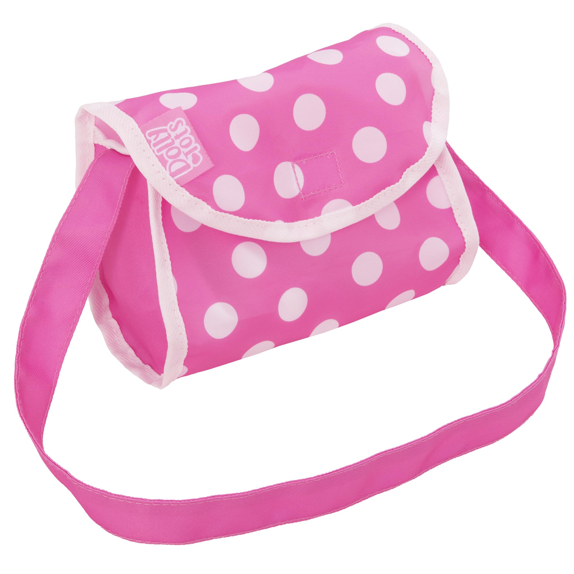Carrozzina Dolly Tots Cutie | Passeggino per bambini con grembiule rimovibile e cappuccio regolabile | Sistema da viaggio pieghevole leggero con borsa abbinata | 3+