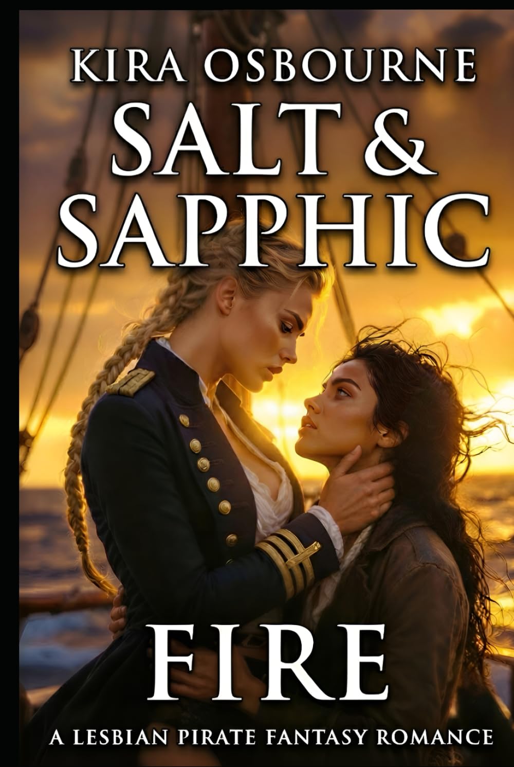 Salt & Sapphic Fire: A Lesbian Pirate Fantasy Romance
