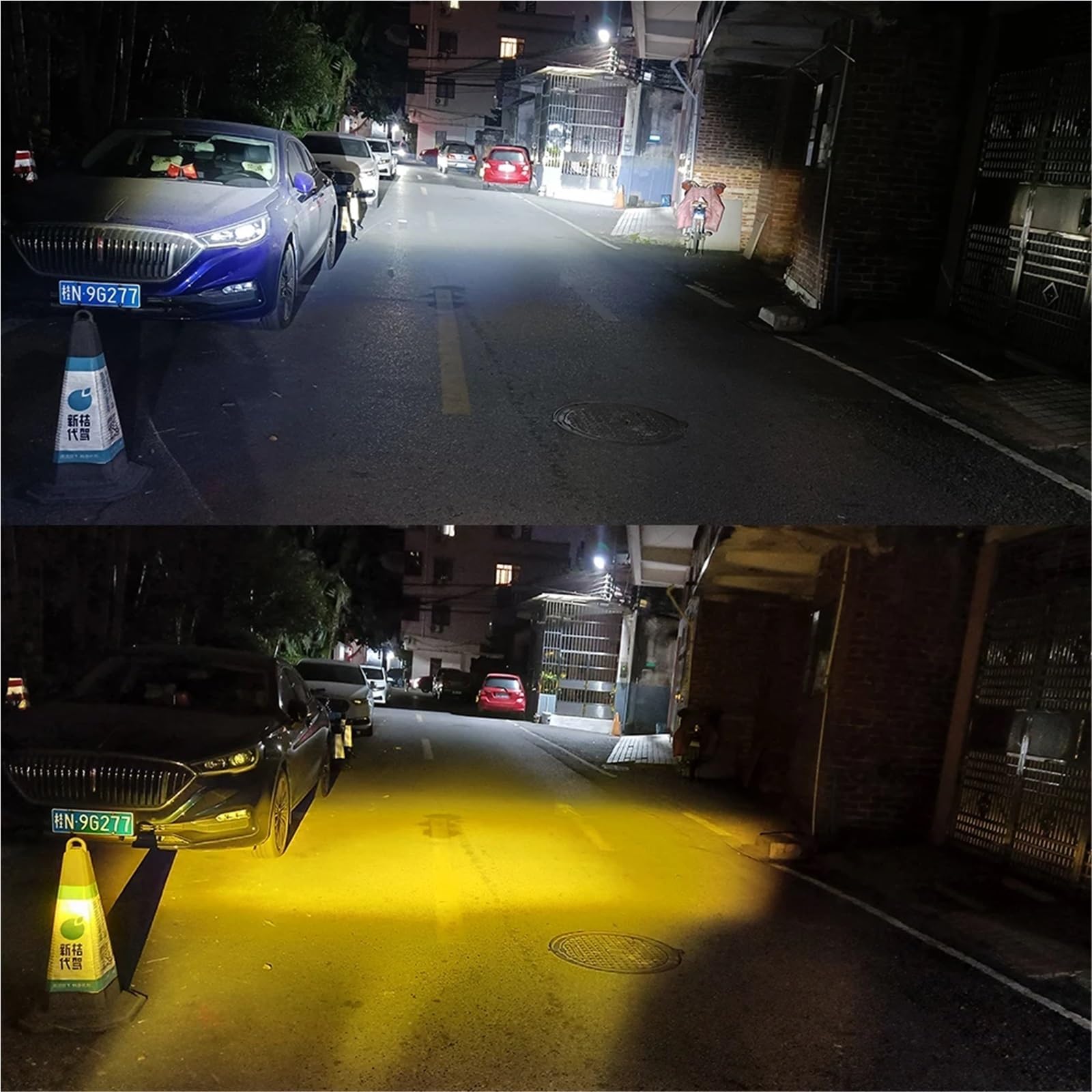 Anabbaglianti Lampada Impermeabile A LED Per Veicoli Elettrici, Fari Fendinebbia, Proiettore, Riflettore Per Auto E Moto Luci per motociclette(TK120M4 2pcs)