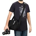 adventIQ Camera Bag 0312 Compact Retrospective Camera Shoulder Bag for DSLR/SLR & Mirrorless – Fits Nikon, Canon, Sony – Camera Bag for Travel – Shockproof Sling Case for Lens – Water-Resistant gallery image