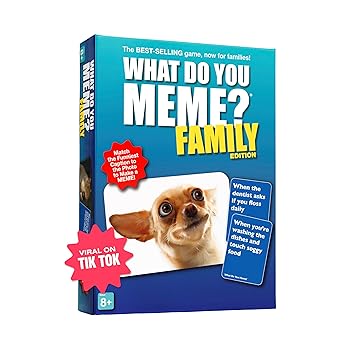 WHAT DO YOU MEME? Family Edition Party Game