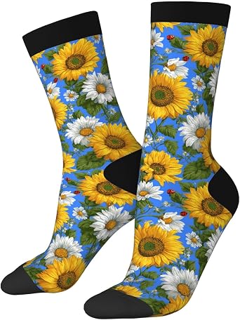 Womens Novelty Funny Crew Socks Mens Compression Socks Girls Gift Shoe Size 5-12