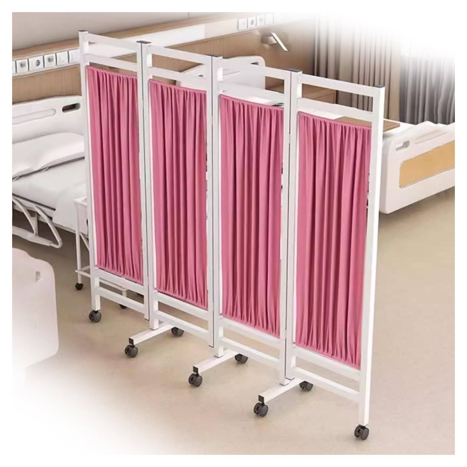 Paravent médical sur roulettes pour séparer les bureaux et créer l'intimité