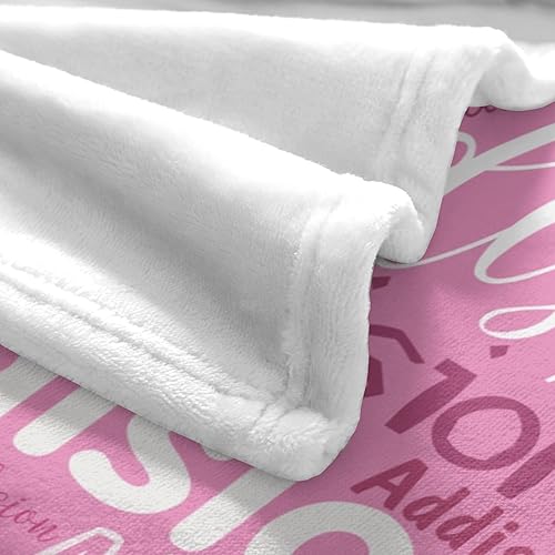 Miniatura 4 de Manta personalizada con nombre para niños y adultos, manta de franela con nombre, manta de franela con nombre personalizado para cumpleaños, San