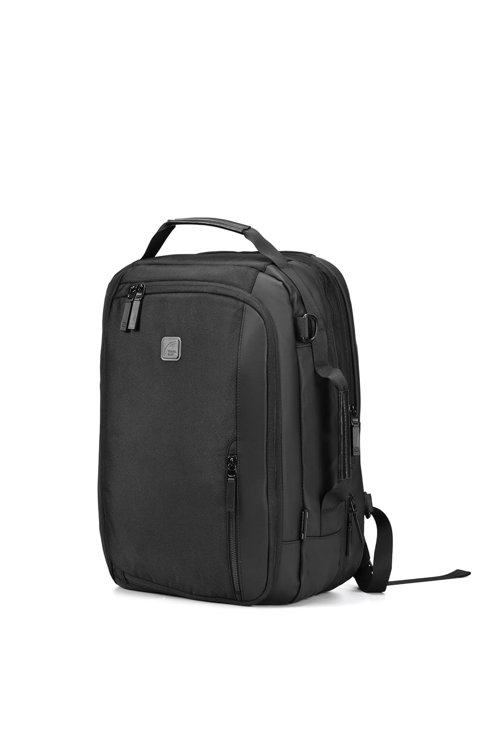 Travel Blue ECOJOURNEY TECH EXP 17” Laptop Backpack – Premium Business & Travel Backpack for Men & Women Black