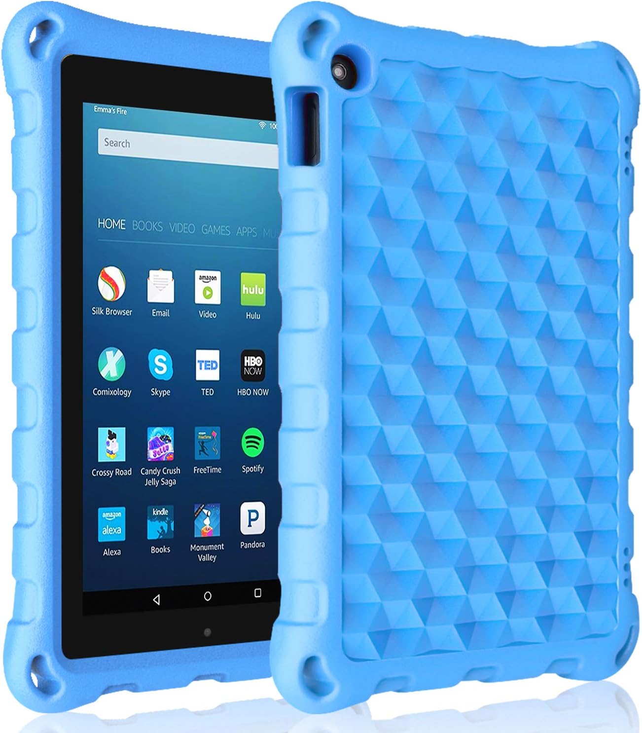All-New 7 inch Tablet Case 2019 for Kids, Ubearkk Kid Proof Light Weight Shock Proof Handle Stand Kids Case for 7 inch Tablet (5th/7th/9th Generation, Compatible with 2019&2017&2015 Release)