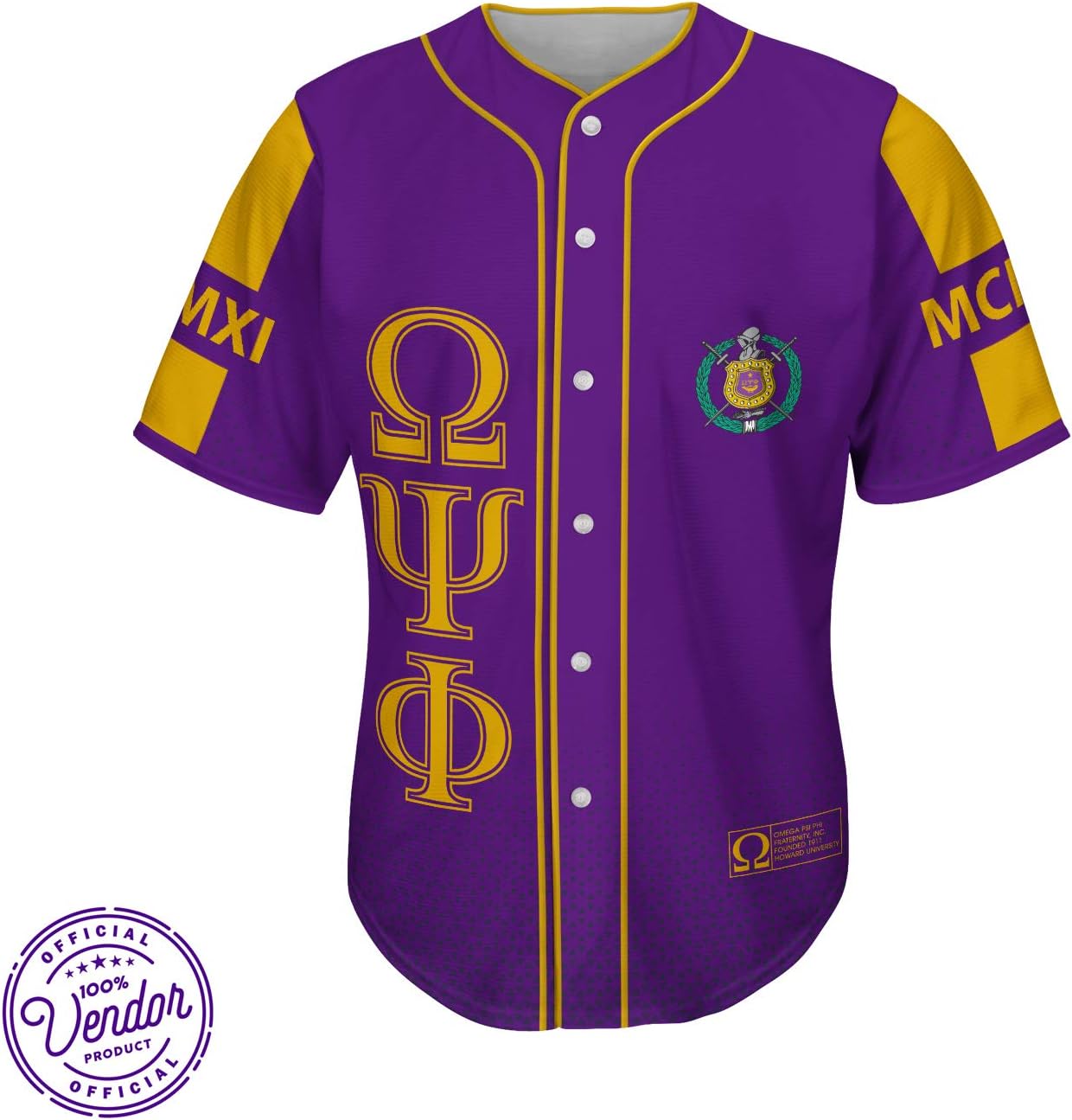 BBGreek Omega Psi Phi Fraternity Paraphernalia - Baseball Jersey Collection - Official Vendor