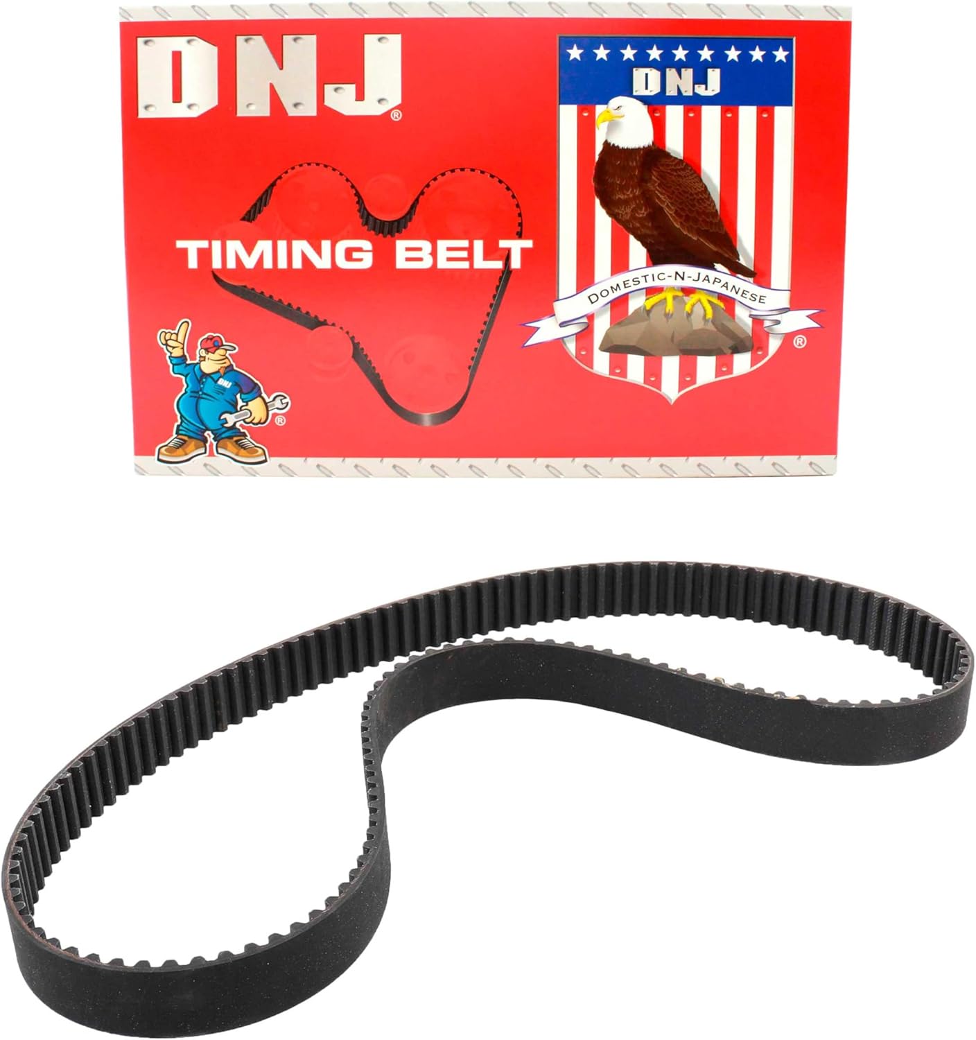 DNJ TB305 Timing Belt for 1988-1997 Honda, Isuzu Amigo, Passport, Pickup 2.6L L4 8V SOHC 2559cc