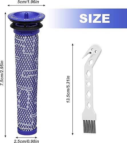 Miniatura 2 de Paquete de 3 prefiltros compatibles con aspiradoras inalámbricas Dyson V6, V7, V8, DC58, DC59, DC61, DC62 Absolute Animal  Sustituye la pieza #