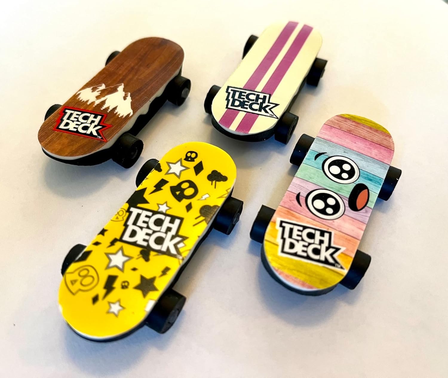 Buy Tech Deck Bendy Boards Collectible Mini Skateboard Erasers