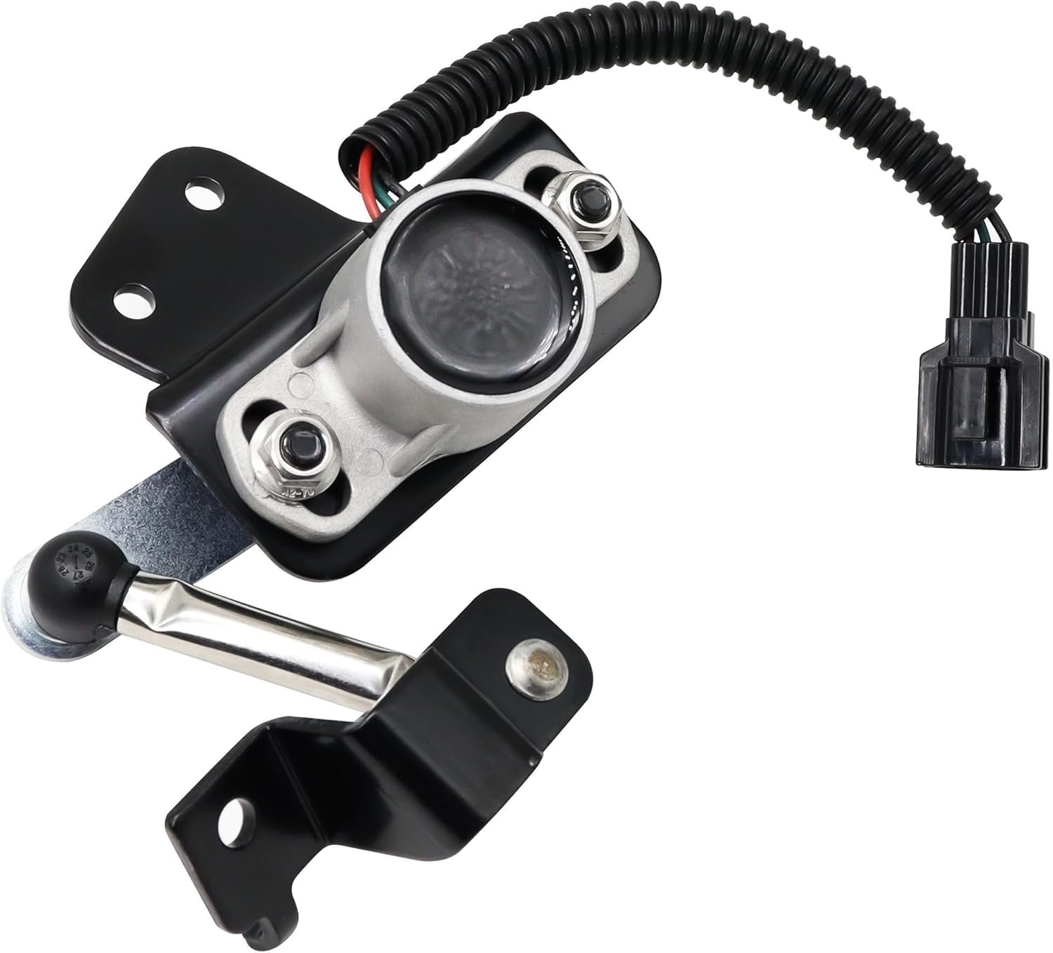 53820-1LA2A Rear Side Suspension Height Level Sensor for 2011-2013 Infiniti QX56 for 2014-2024 Infiniti QX80 for 2017-2023 Nissan Armada Air Suspension Ride Height Level Sensor Replace 538201LA2A
