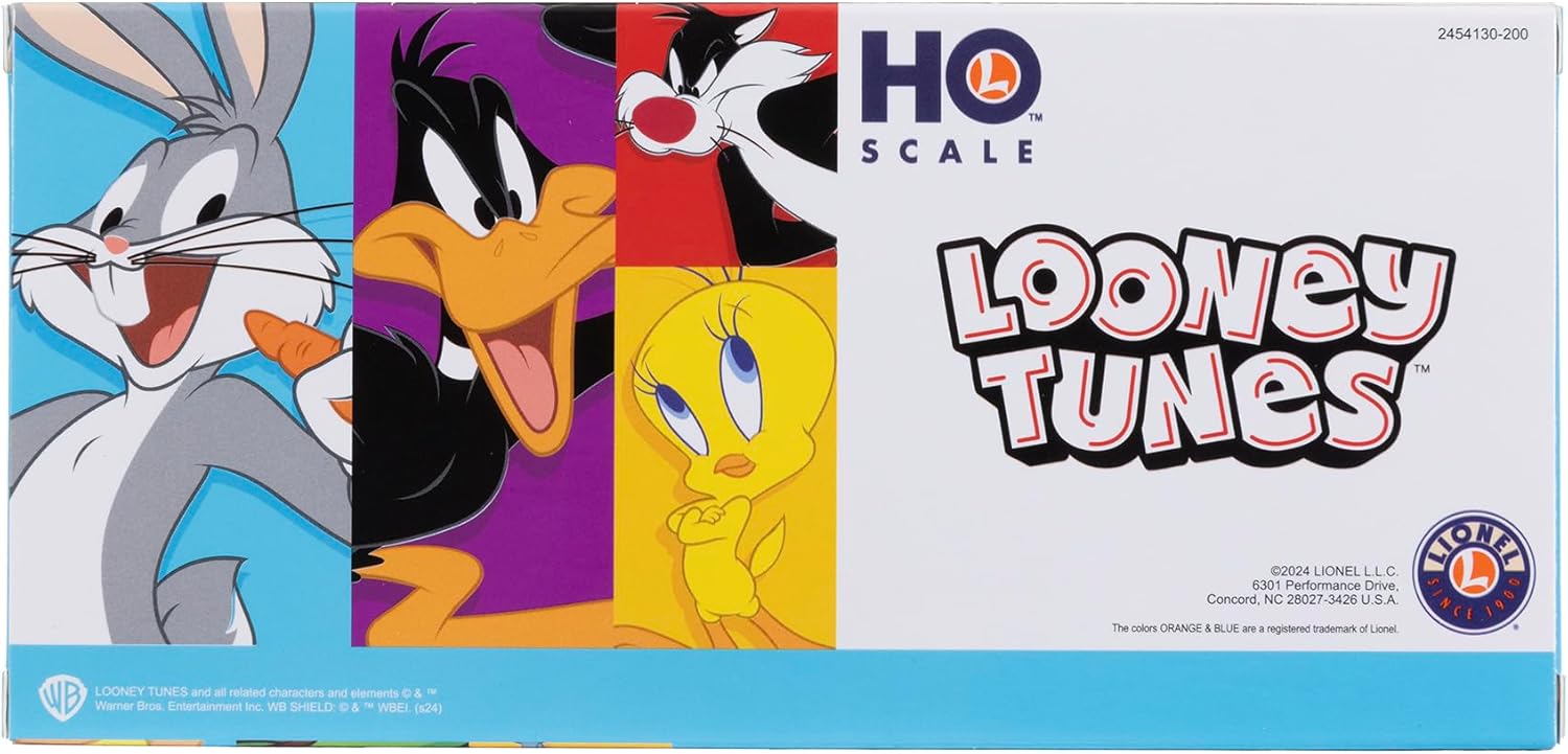 Lionel Looney Tunes Acme Gondola HO Gauge Model Train Car with Pipe Load