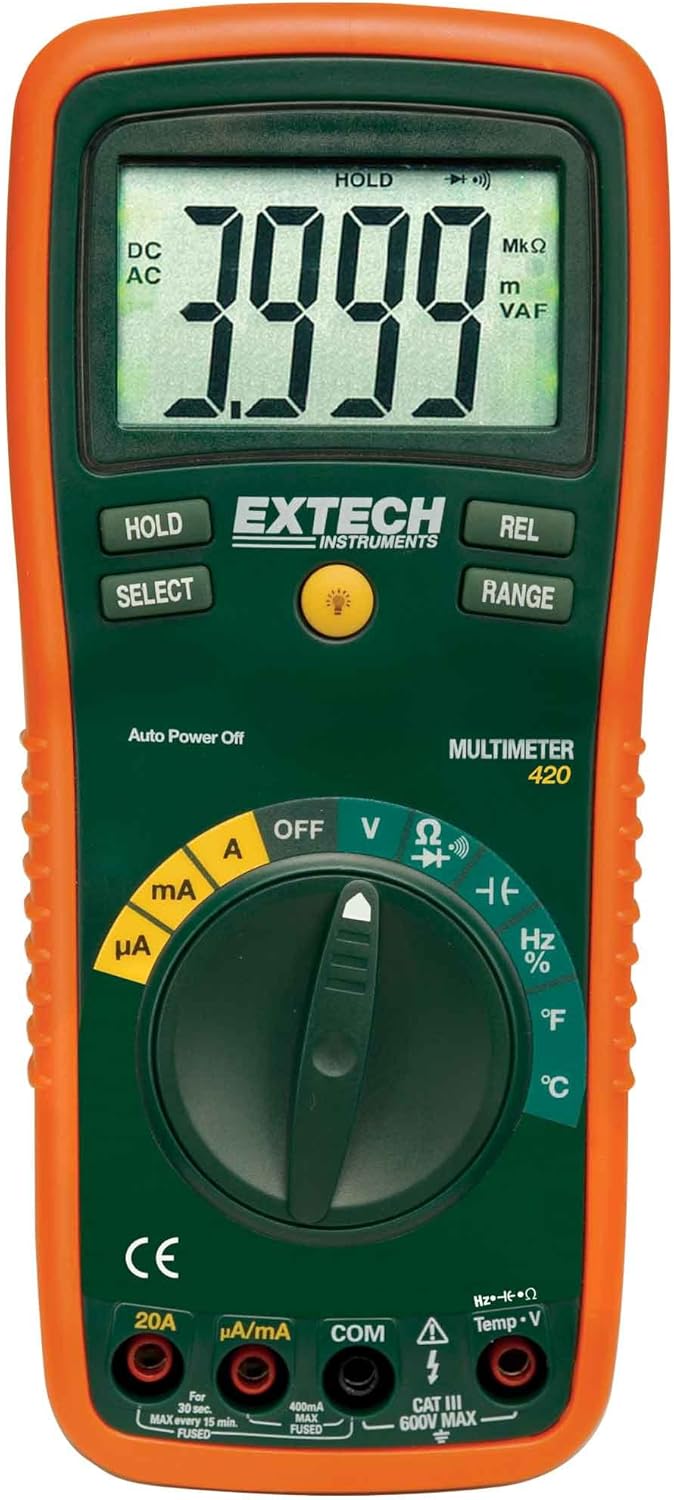 Extech EX420 11 Function Professional MultiMeter Amazon.ca Automotive