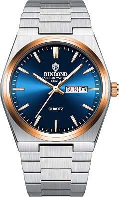 Luxury Watch for Man Waterproof Luminous Date Week Stainless Steel Men Watch Casual Quartz Mens Watches Male Clock