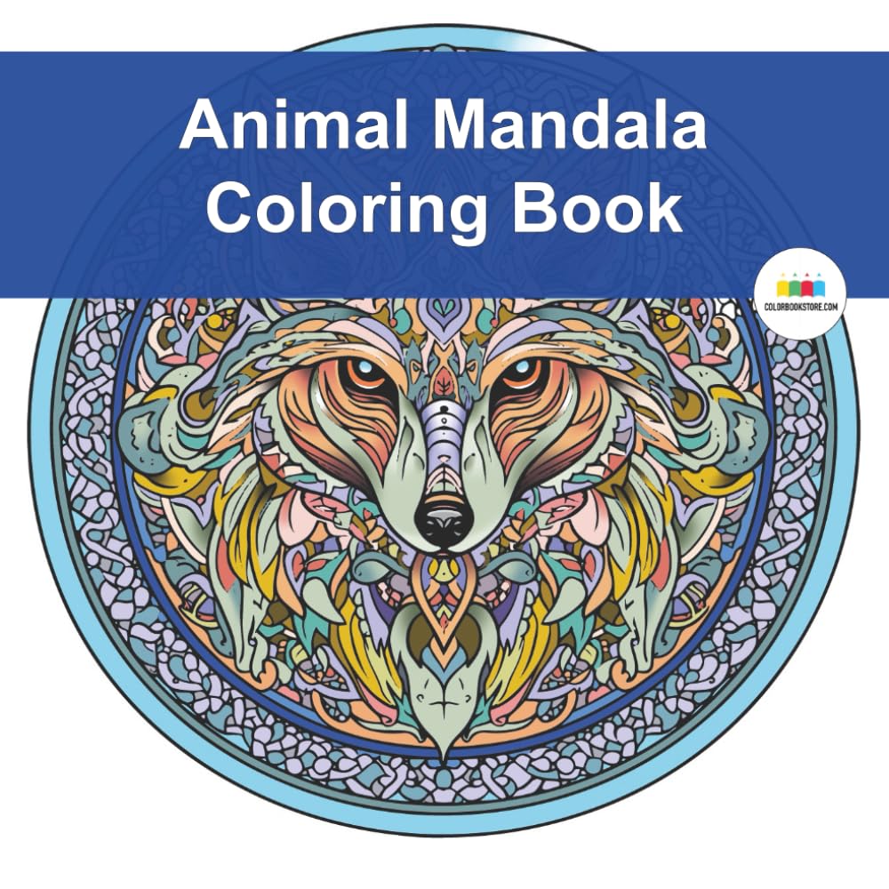 Animal Mandalas Coloring Book: 28 detailed mandala designs inspired by animals from around the world