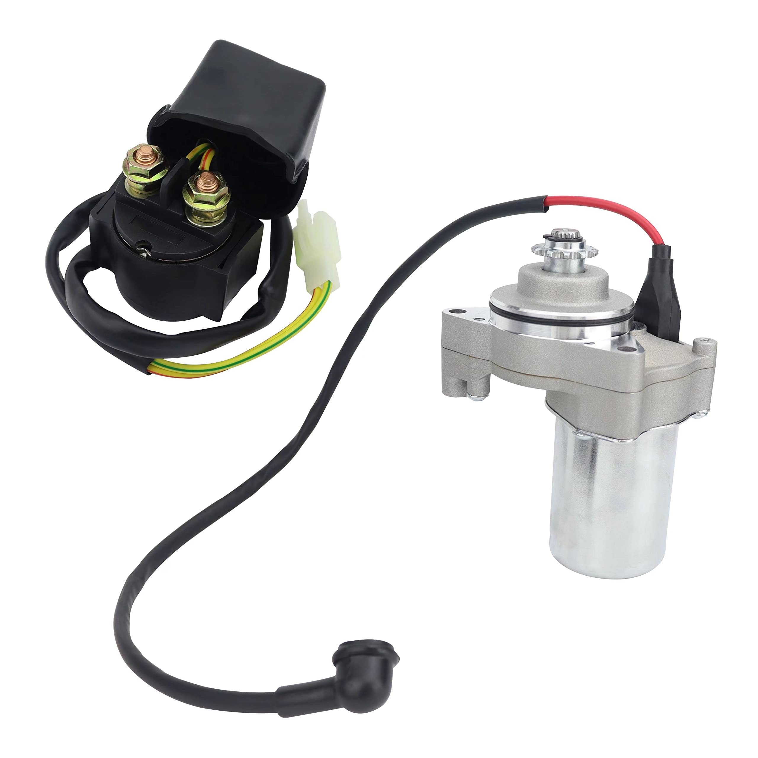 Kit Motorino Di Avviamento 3 Bulloni + Relè + CDI Per ATV 50-125cc – Per Quad, Dirt Bike, Go Kart E Buggy Cinesi