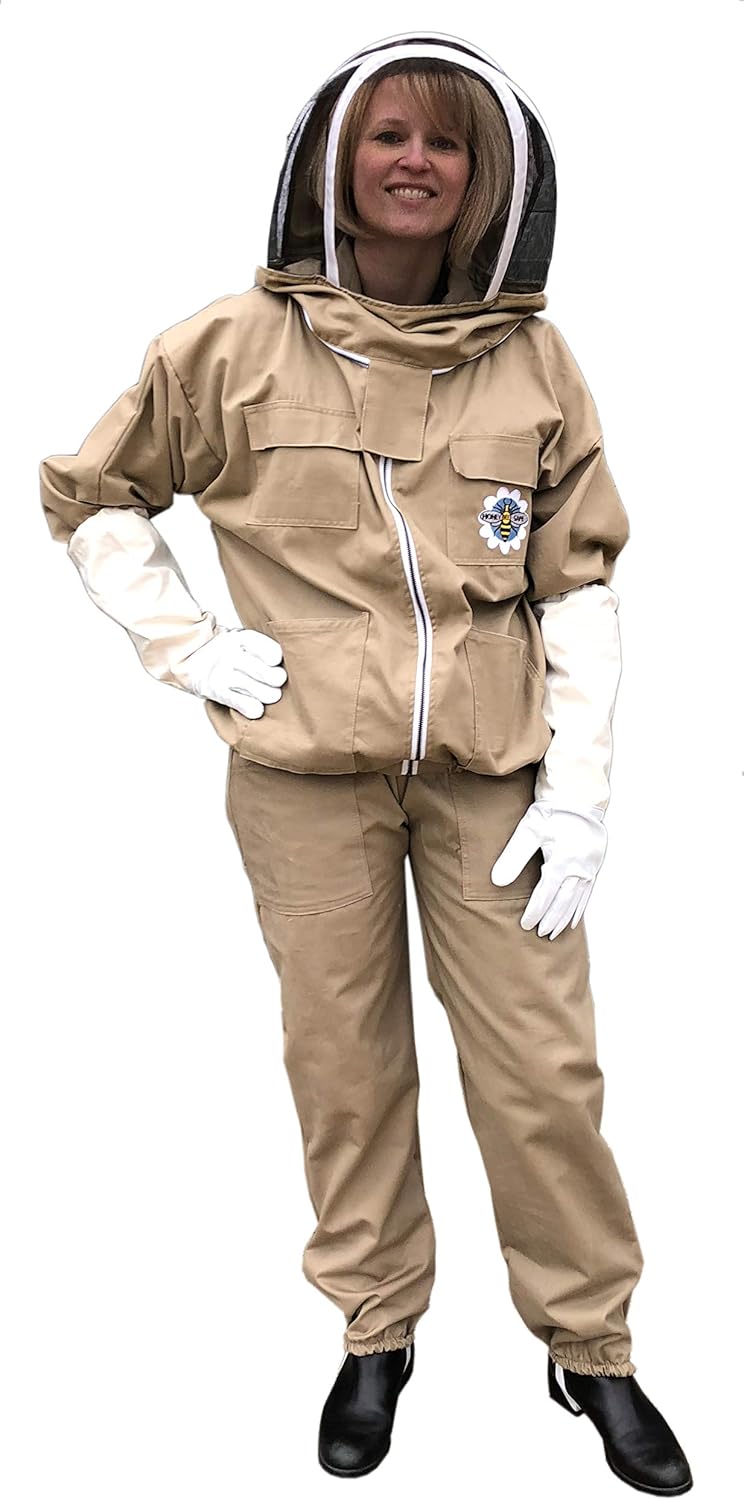 HONEY BEE SAFE Bee Cool 100 Cotton Apiarist Beekeeper Suit