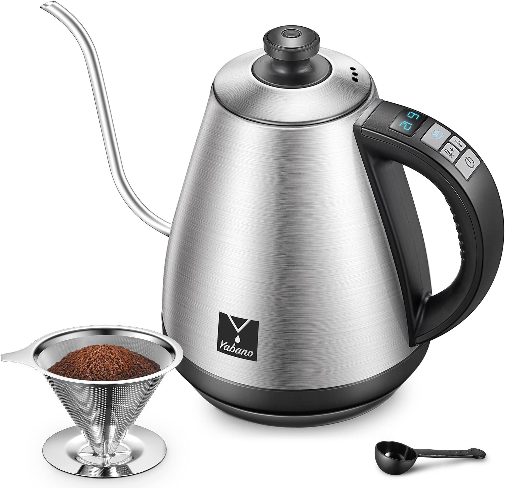 Yabano Temperature Control Gooseneck Kettle