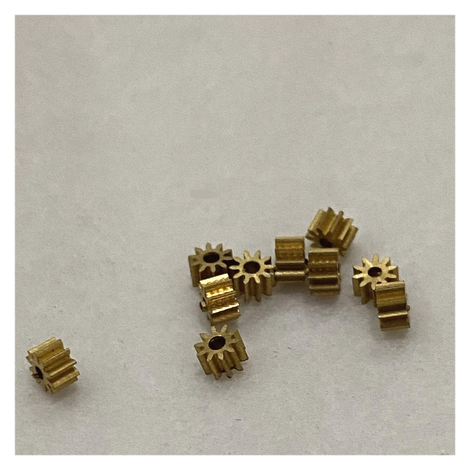 DINGGUANGHE-CUP Durable 10T 1mm Metal Copper Gears for Model Cycloidal Gear (Hole Diameter : 1mm)