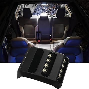 Mabett Rear Ceiling Lights Compatible with Ford Bronco 2021 2022 2023 2024, Reading Lights fit Bronco Accessories 4-Door, Touch Switch LED Roof Lamp Trunk Cargo AreaNot FIt 2 Door and 2025