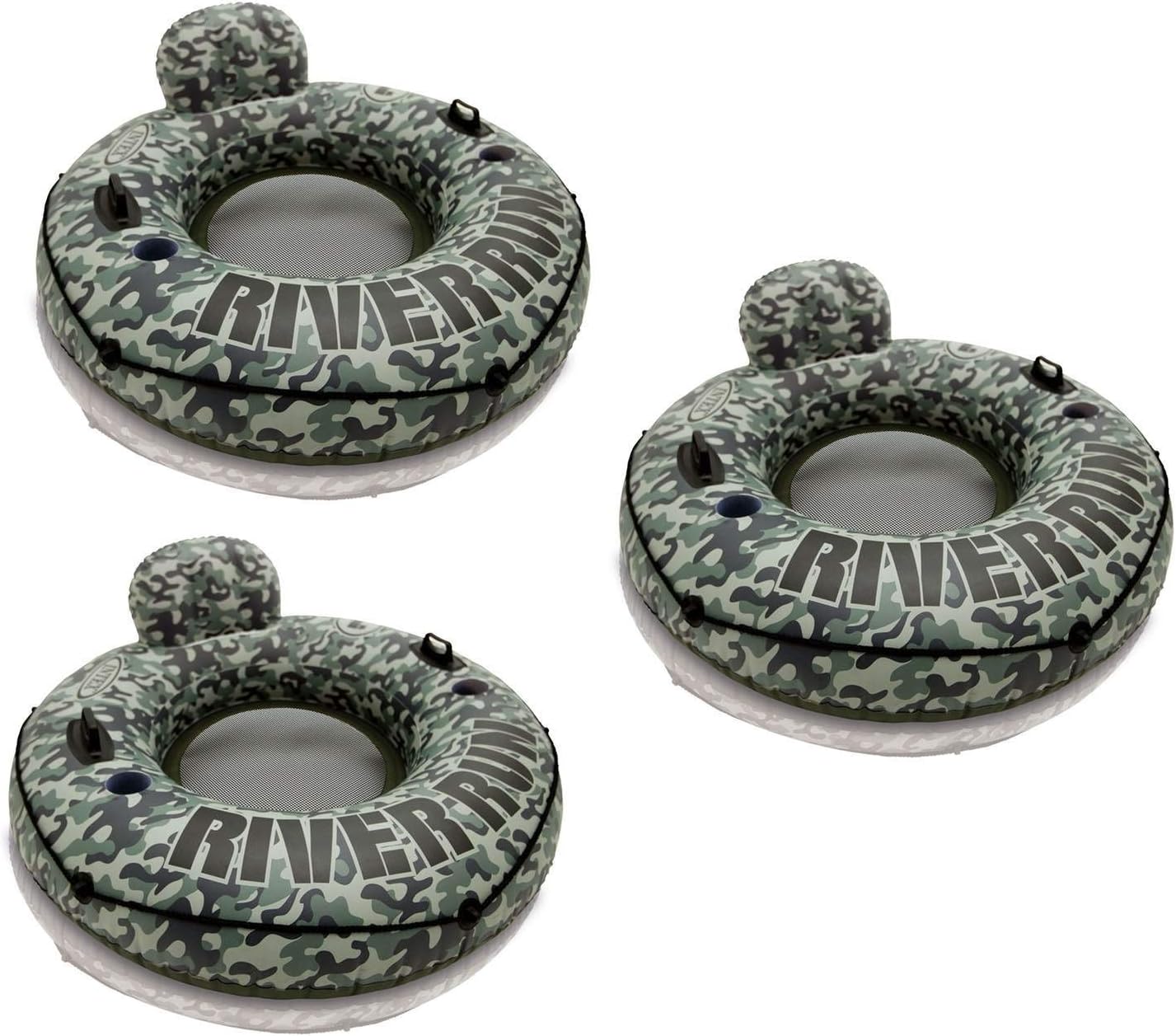 Intex Camo River Run 53-Inch Inflatable Tube - 3 Pack